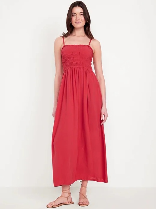Old Navy Dresses & Skirts - Fit & Flare Sleeveless Maxi Dress in Tidewater NWT